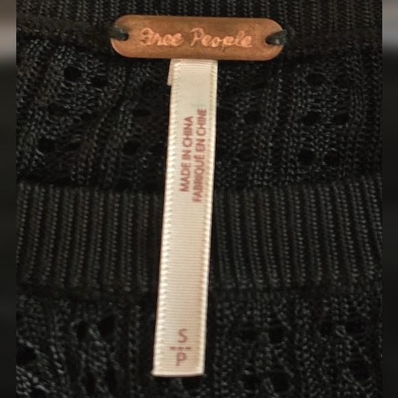 Free People Black Knit Sweater - Picture 3 of 3